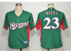 MLB Jerseys Milwaukee Brewers #23 Weeks Green