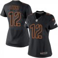 Women Nike Denver Broncos #12 Paxton Lynch Black Impact Stitched NFL Limited Jersey