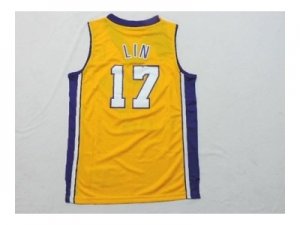 youth nba los angeles lakers #17 lin yellow[revolution 30 swingman][lin]