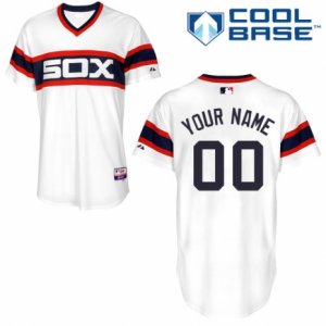 Womens Majestic Chicago White Sox Customized Replica White 2013 Alternate Home Cool Base MLB Jersey