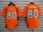 Nike NFL Denver Broncos # Thomas orange Jerseys(Elite)