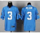 Nike jerseys seattle seahawks #3 wilson lt.blue[Elite]