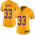 Women's Nike Washington Redskins #33 Sammy Baugh Limited Gold Rush NFL Jersey