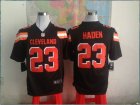 Nike Cleveland Browns #23 Joe Haden Brown Jerseys(Game)