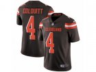 Nike Cleveland Browns #4 Britton Colquitt Vapor Untouchable Limited Brown Team Color NFL Jersey
