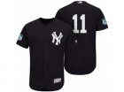 Mens New York Yankees #11 Brett Gardner 2017 Spring Training Flex Base Authentic Collection Stitched Baseball Jersey