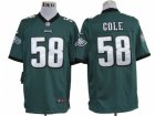 Nike NFL philadelphia eagles #58 cole green Game Jerseys