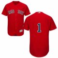 Men's Majestic Boston Red Sox #1 Bobby Doerr Red Flexbase Authentic Collection MLB Jersey