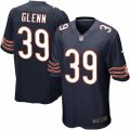 Mens Nike Chicago Bears #39 Jacoby Glenn Game Navy Blue Team Color NFL Jersey