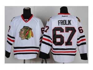 nhl jerseys chicago blackhawks #67 frolik white