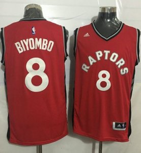 Toronto Raptors #8 Bismack Biyombo Red Stitched NBA Jersey