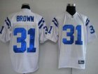 nfl indianapolis colts #31 brown white