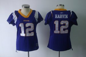 minnesota vikings #12 harvin field flirt fashion purple