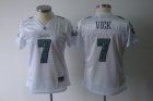 women nfl philadelphia eagles #7 vick white[2011 fem fan]