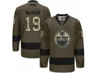 Edmonton Oilers #19 Patrick Maroon Green Salute to Service Stitched NHL Jersey