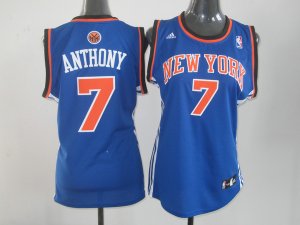 women nba new york knicks #7 anthony blue