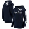 New York Yankees G III 4Her by Carl Banks Women's Extra Innings Pullover Hoodie Navy