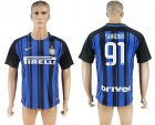 2017-18 Inter Milan 91 SHAQIRI Home Thailand Soccer Jersey