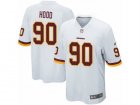 Mens Nike Washington Redskins #90 Ziggy Hood Game White NFL Jersey