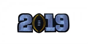 College Football White 2019 Finals Patch