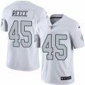 Nike Oakland Raiders #45 Marcel Reece White Mens Stitched NFL Limited Rush Jersey