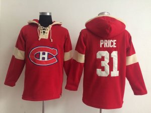 NHL montreal canadiens #31 price red jersey[pullover hooded sweatshirt]