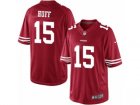 Mens Nike San Francisco 49ers #15 Josh Huff Limited Red Team Color NFL Jersey