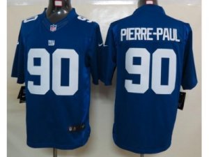 Nike NFL New York Giants #90 Jason Pierre-Paul Blue (Limited)Jerseys