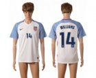 USA #14 Williams Home Soccer Country Jersey