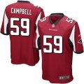 Mens Nike Atlanta Falcons #59 DeVondre Campbell Game Red Team Color NFL Jersey