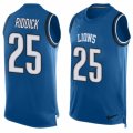 Mens Nike Detroit Lions #25 Theo Riddick Limited Light Blue Player Name & Number Tank Top NFL Jersey