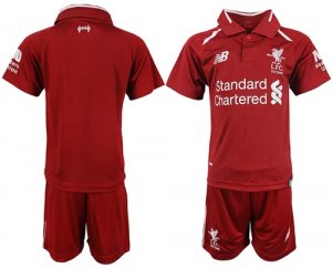 2018-19 Liverpool Home Youth Soccer Jersey