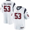 Mens Nike Houston Texans #53 Max Bullough Limited White NFL Jersey