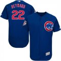 2016 Men Chicago Cubs #22 Jason Heyward Majestic Blue Flexbase Authentic Collection Player Jersey