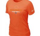 Women Chicago Bears organge T-Shirt