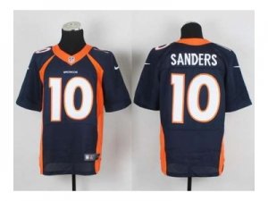 Nike jerseys denver broncos #10 sanders blue[new Elite][sanders]