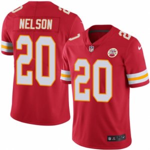 Mens Nike Kansas City Chiefs #20 Steven Nelson Limited Red Rush NFL Jersey