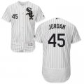 2016 2016 Men Chicago White Sox #45 Michael Jordan Majestic White Flexbase Authentic Collection Custom Jersey