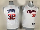 women nba los angeles clippers #32 griffin white