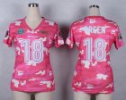 Nike Women Cincinnati Bengals #18 A.J. Green Salute to Service New Pink Camo jerseys