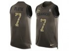 Nike Los Angeles Chargers #7 Doug Flutie Limited Green Salute to Service Tank Top NFL Jersey