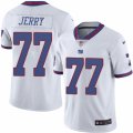 Mens Nike New York Giants #77 John Jerry Limited White Rush NFL Jersey