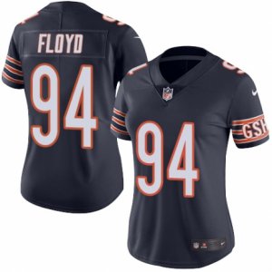 Women\'s Nike Chicago Bears #94 Leonard Floyd Limited Navy Blue Rush NFL Jersey