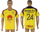 2018-19 Club America 24 Q. PERALTA Third Away Thailand Soccer Jersey