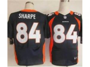 Nike NFL Denver Broncos #84 Sharpe Blue Jerseys(Elite)