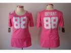 Nike Womens Dallas cowboys #88 Bryant Pink Jerseys[breast Cancer Awareness]