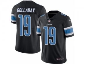 Mens Nike Detroit Lions #19 Kenny Golladay Limited Black Rush NFL Jersey