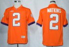 Clemson Tigers Sammy Watkins 2 Limited Jerseys-Orange