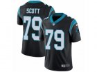 Mens Nike Carolina Panthers #79 Chris Scott Vapor Untouchable Limited Black Team Color NFL Jersey