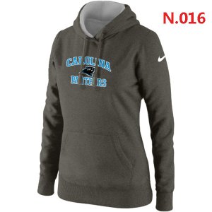 Women Carolina Panthers Logo Pullover Hoodie-3